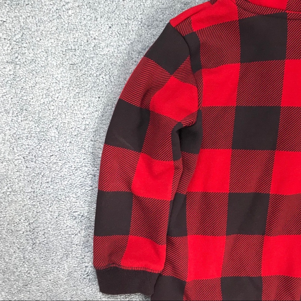 Circo boys red black checked sweatshirt 3T - Picture 4 of 4